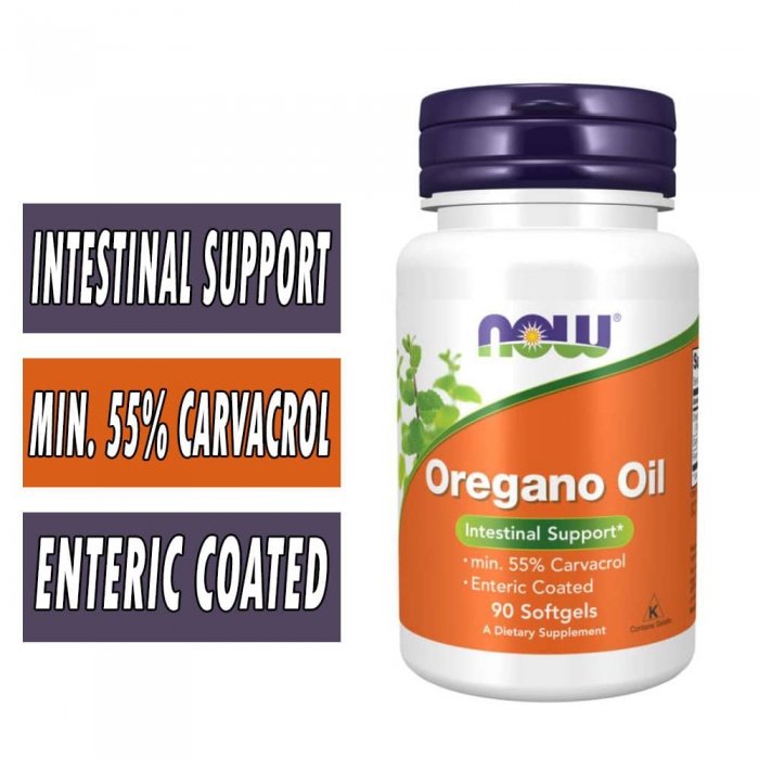 NOW Oregano Oil - 90 Softgels