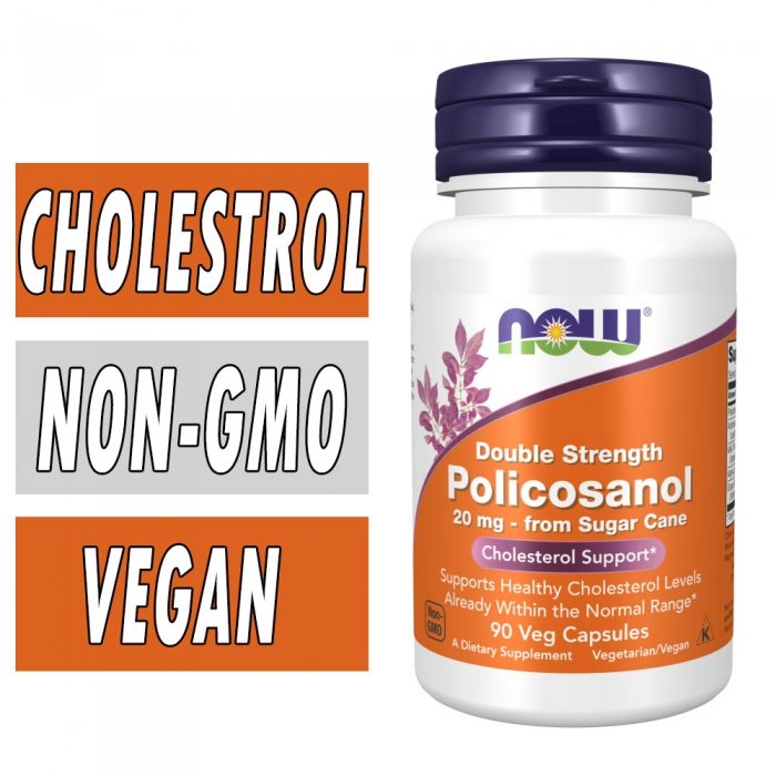 NOW Policosanol (Veg Capsules) Bottle Image