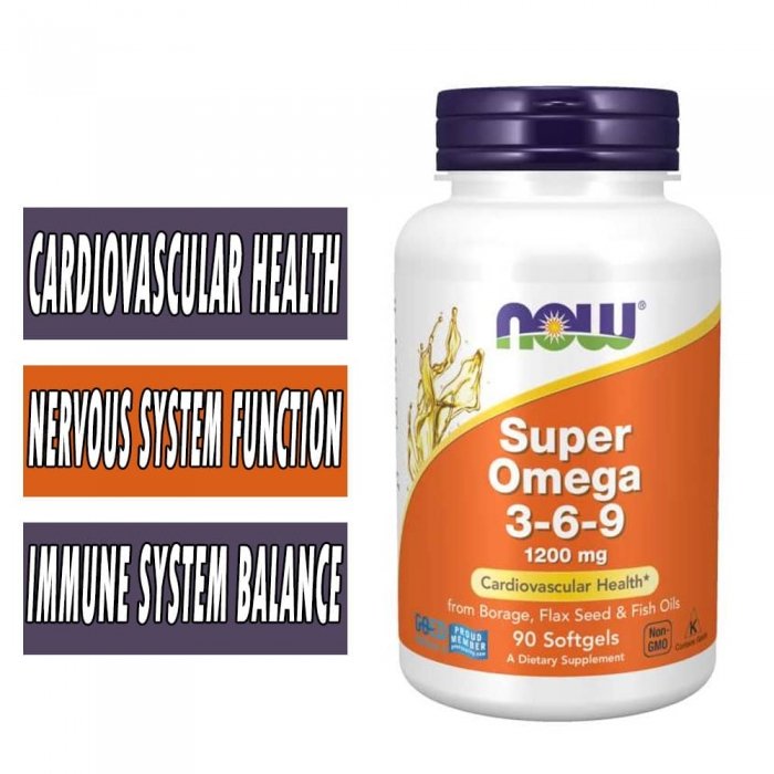 NOW Super Omega 369 - 180 Softgels