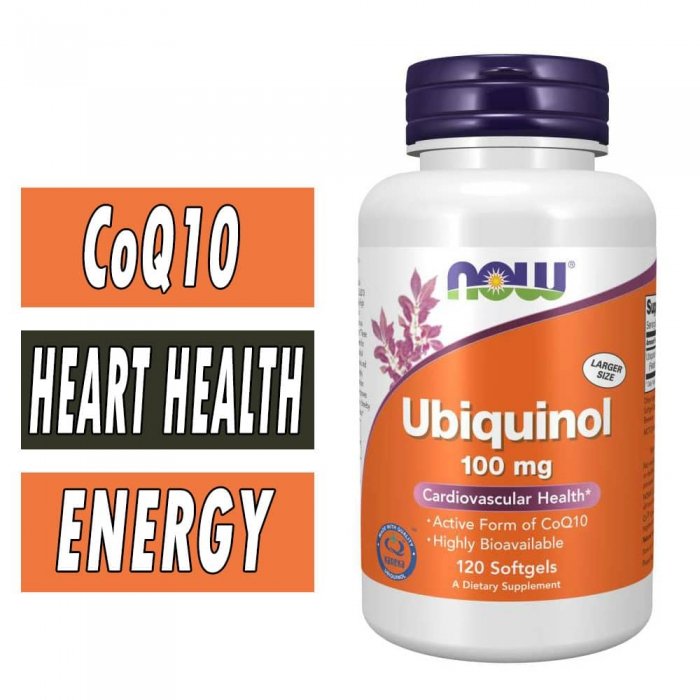 NOW Ubiquinol Softgels