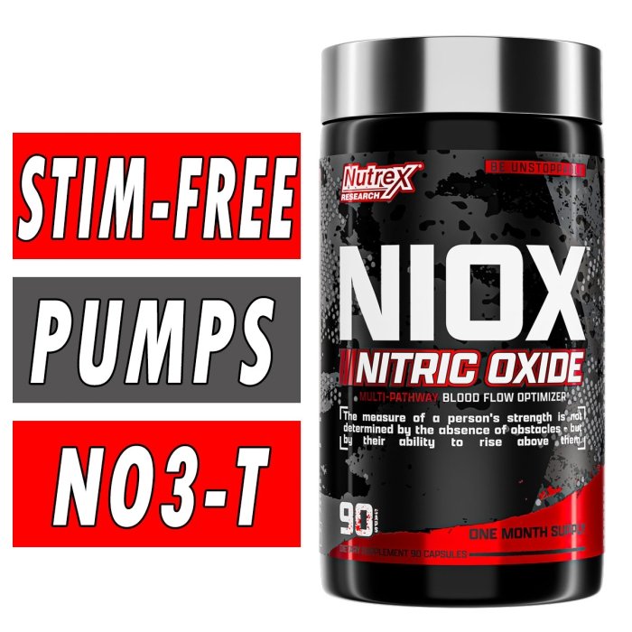 Niox, Nutrex, 90 Caps Bottle Image