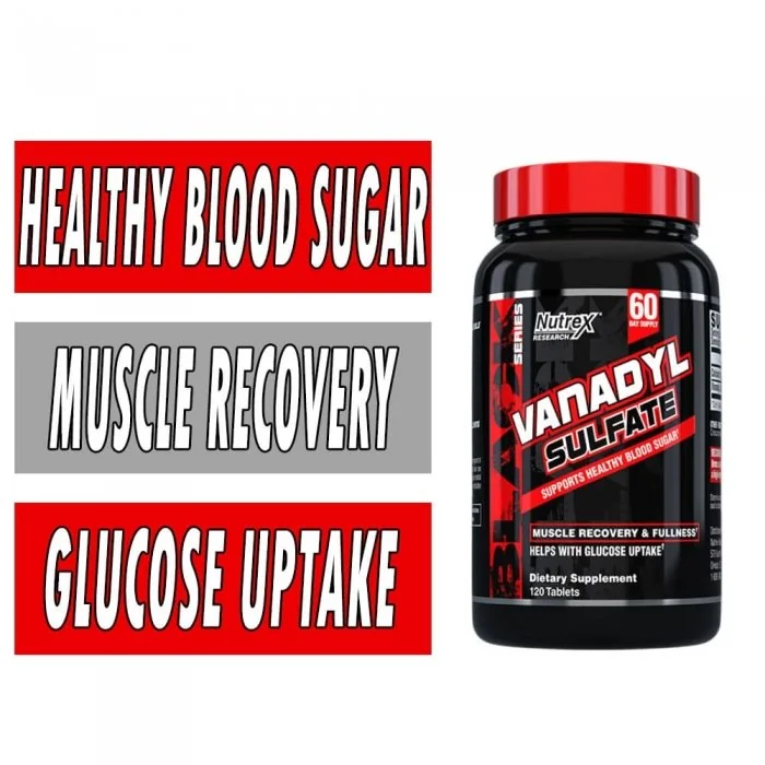 Nutrex Vanadyl Sulfate - 120 Tablets Bottle Image