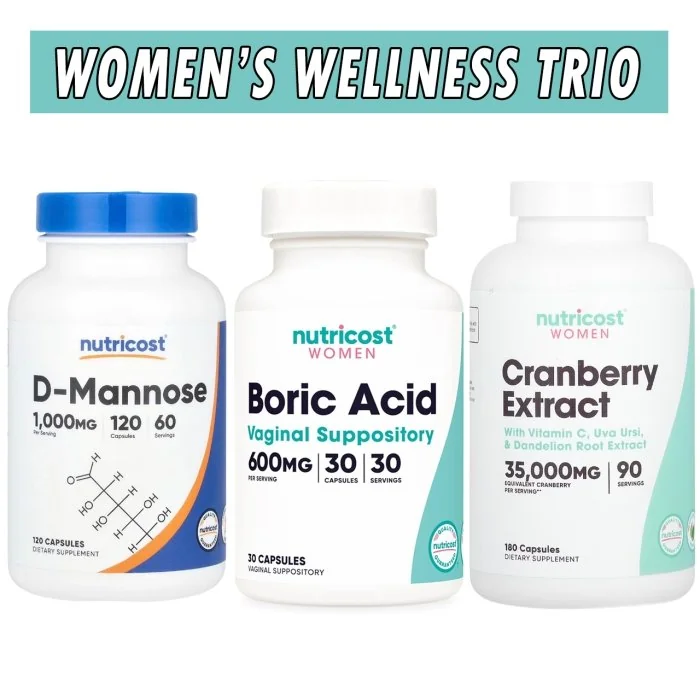 Nutricost Women's Wellness Trio Bottle Image