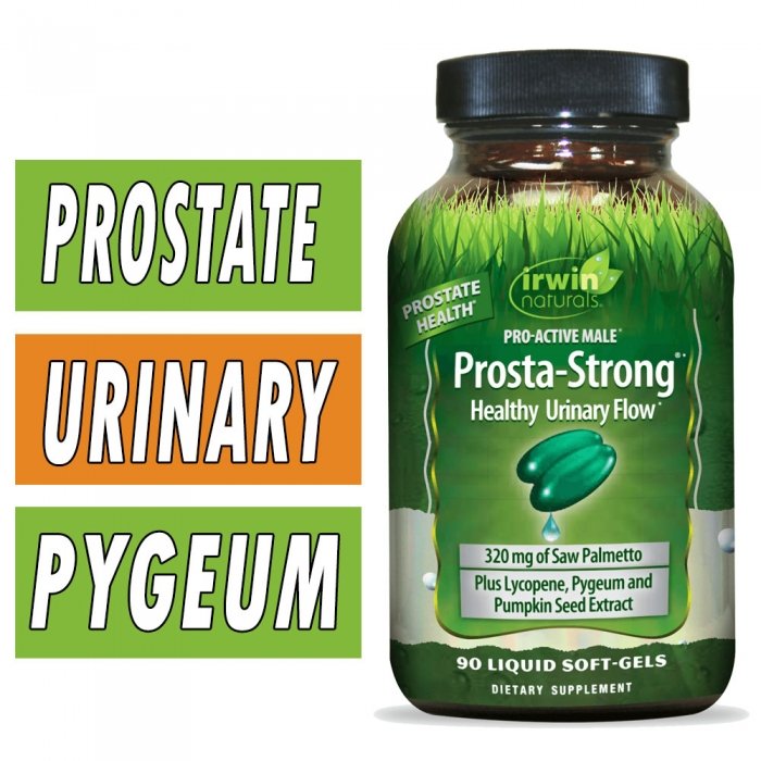 Prosta Strong - Irwin Naturals - 90 Liquid Softgels Bottle Image