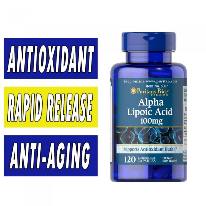 Puritan's Pride - Alpha Lipoic Acid - Antioxidant Health