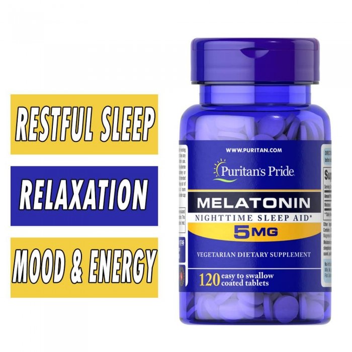 Puritan's Pride Melatonin - 10 mg - 120 Capsules