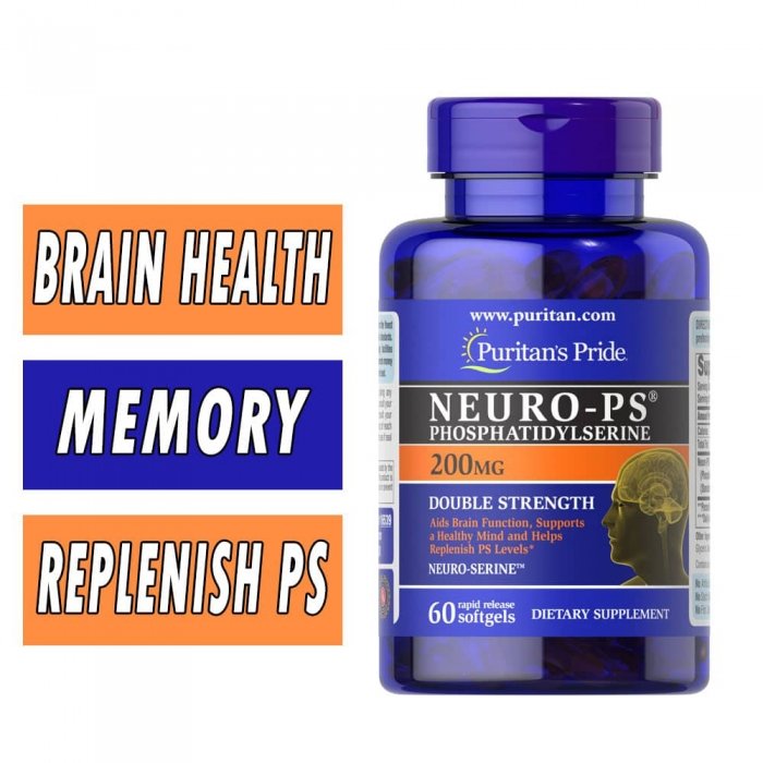 Puritan's Pride Neuro PS - 200 mg - 60 Softgels