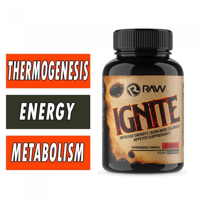 Ignite by RAW Nutrition, 90 Capsules