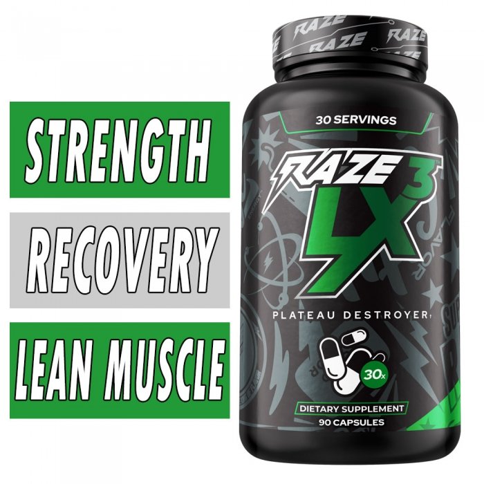 Raze LX3 - REPP Sports - 90 Capsules Bottle Image