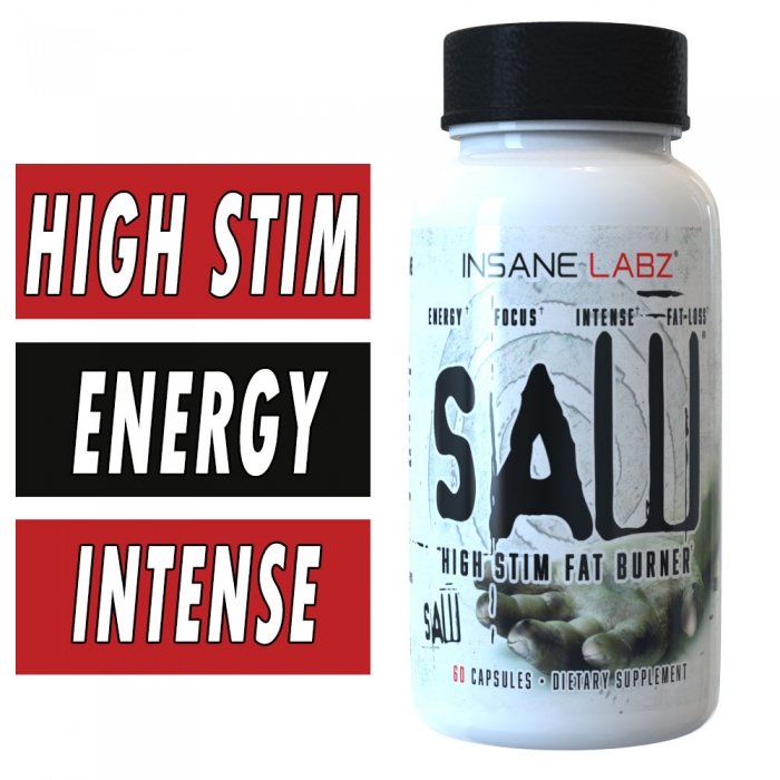 SAW Fat Burner - Insane Labz - 60 Capsules Bottle Image