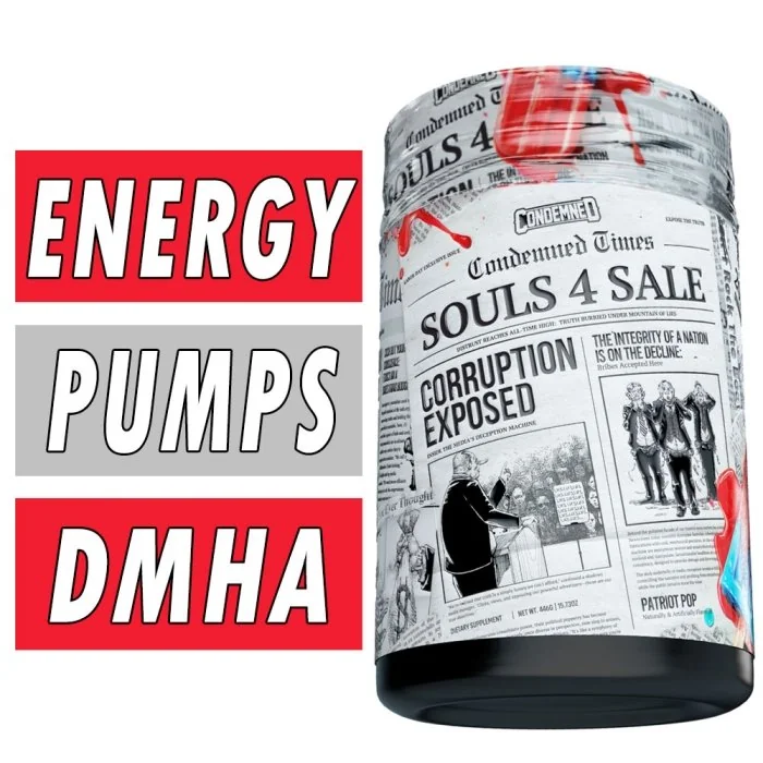 Souls 4 Sale Pre Workout - Patriot Pop - 20 Servings Bottle Image