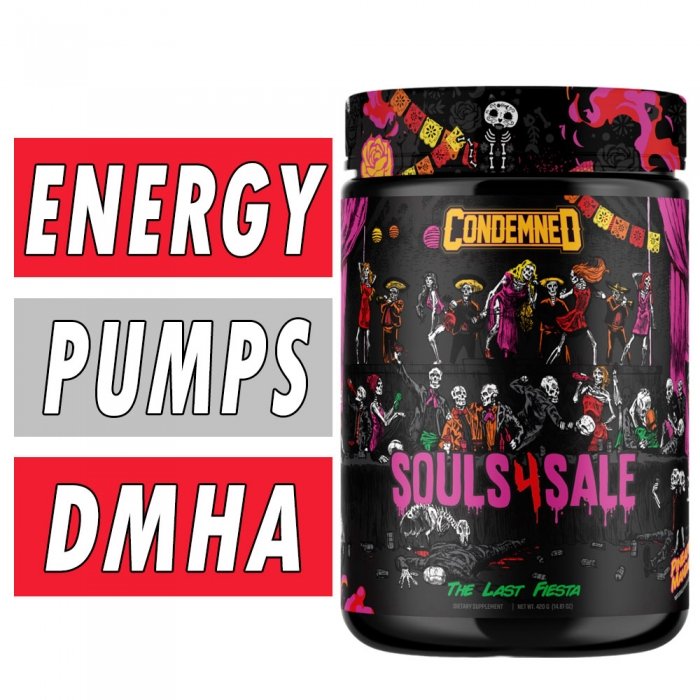 Souls 4 Sale Pre Workout - Pineapple Mandarina - 20 Servings Bottle Image