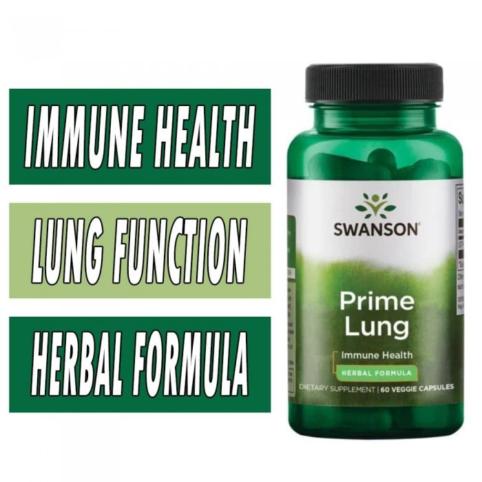 Swanson Prime Lung - 60 Veg Caps