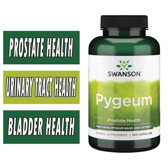 Swanson Pygeum - 120 Capsules - Prostate Health