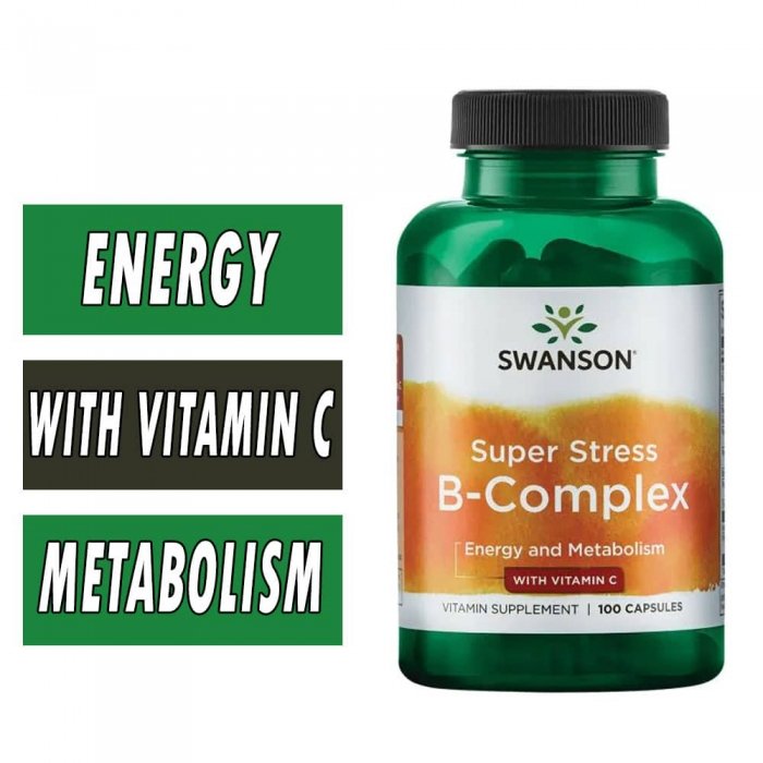 Swanson Super Stress B Complex bottle image