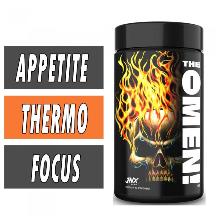 The Omen Fat Burner - JNX Sports - 100 Capsules Bottle Image