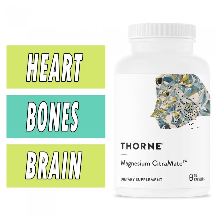 Thorne Magnesium CitraMate - 90 Capsules Bottle Image