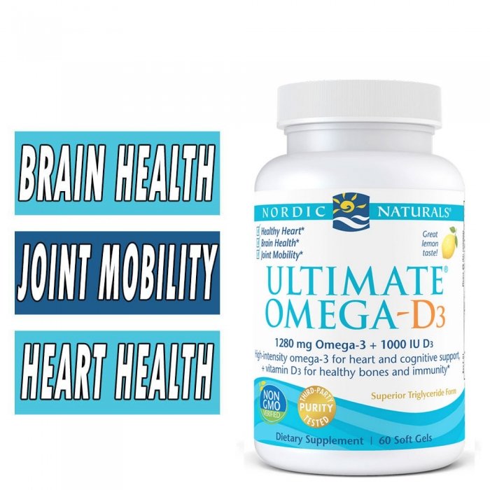 Nordic Naturals Omega D3 - Softgels