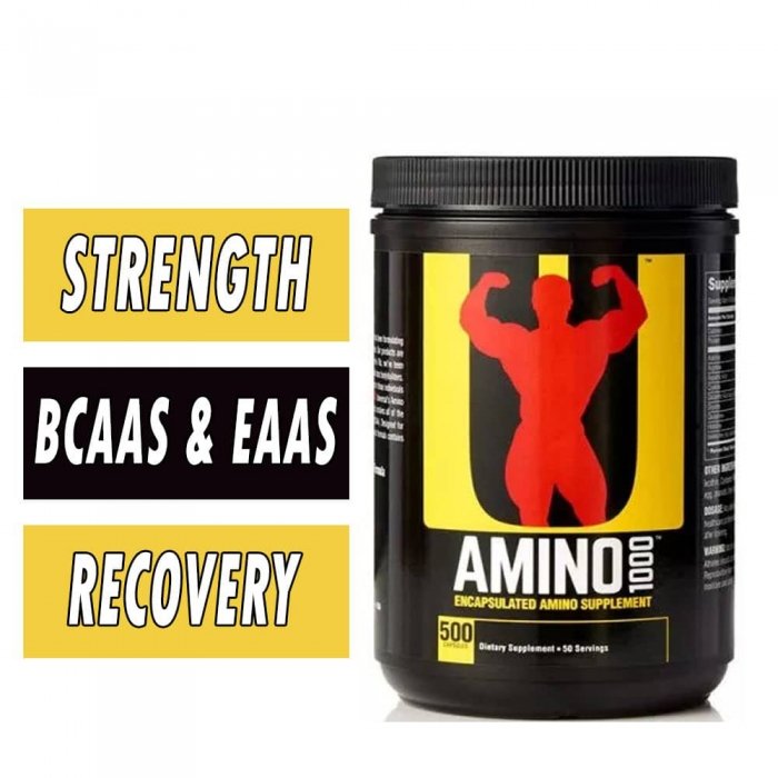 Universal Nutrition Amino 1000 500 Caps