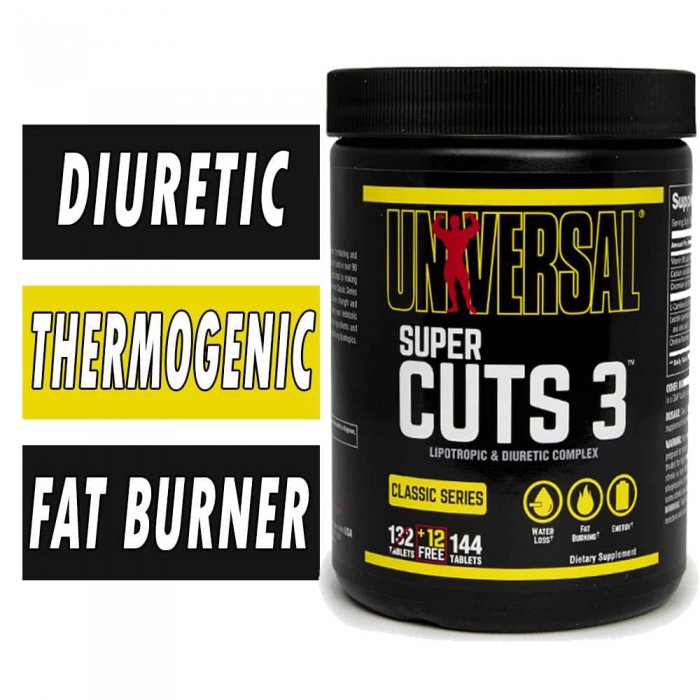 Universal Nutrition Super Cuts 3 130 Tabs