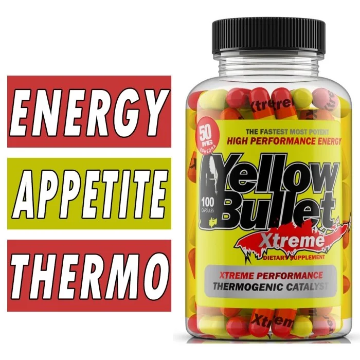 Yellow Bullet Xtreme - Brand New Energy - 100 Capsules bottle image