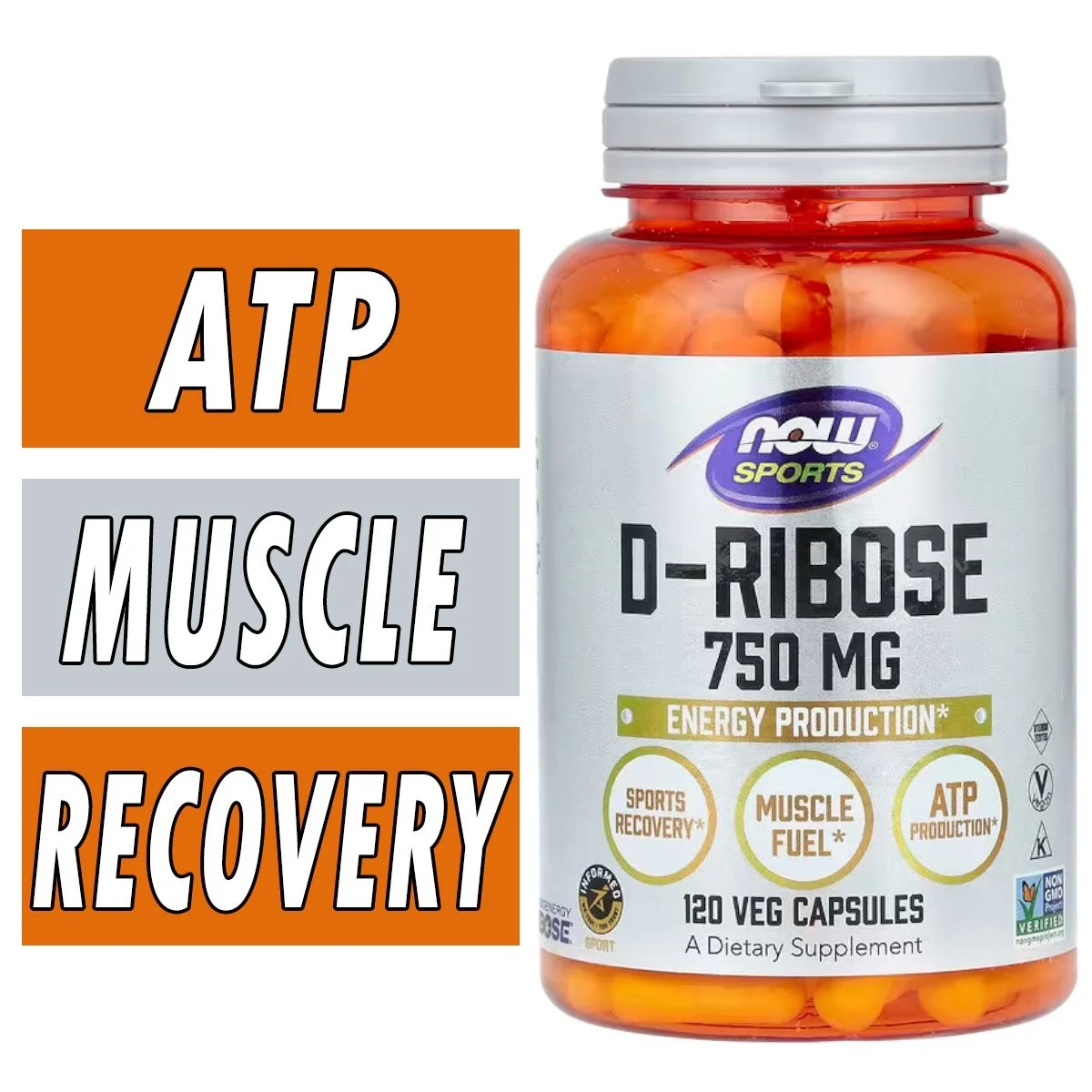NOW D-Ribose Bottle Image