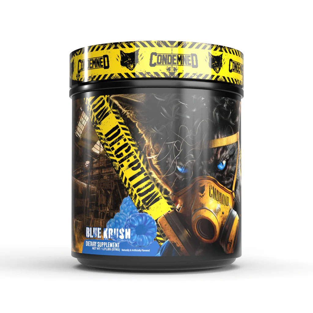 Deception Pre Workout - Blue Krush - 40/20 Servings 