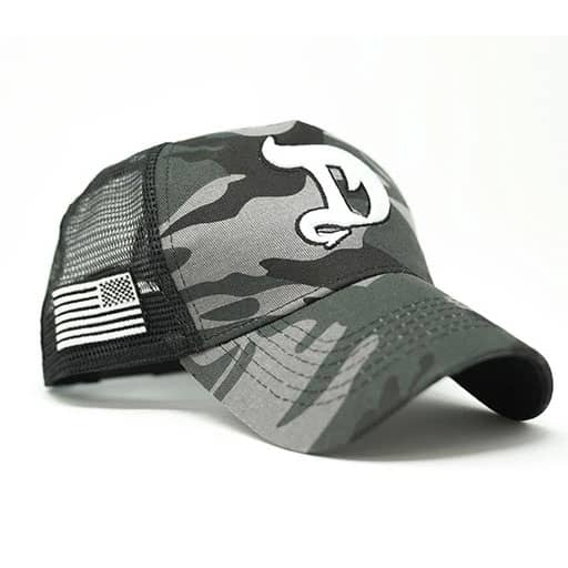 Dragon Pharma Military Gray Trucker Hat