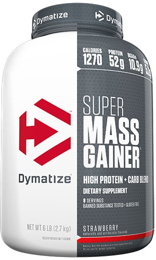 Super Mass Gainer By Dymatize Nutrition, Strawberry 6lb