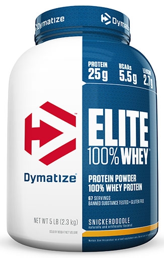 Dymatize Elite Whey Protein, Snickerdoodle, 5lb 