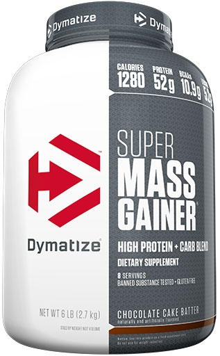 Super Mass Gainer By Dymatize Nutrition, Chocolate Cake Batter, 6lb 