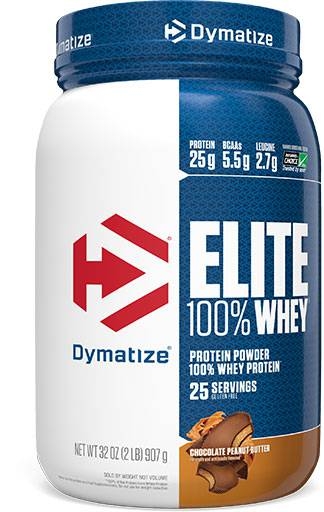 Dymatize Elite Whey Protein, Chocolate Peanut Butter, 2lb