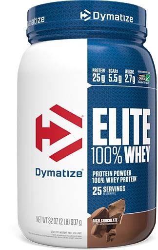 Dymatize Elite Whey Protein, Rich Chocolate 2 lbs