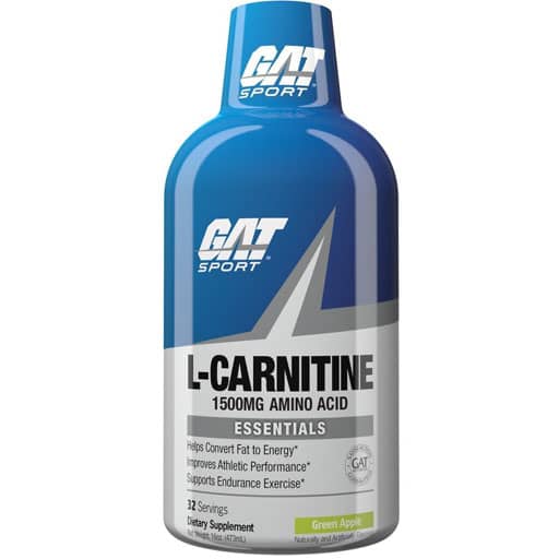 GAT L-Carnitine Liquid, Essentials Series, Green Apple, 16 oz