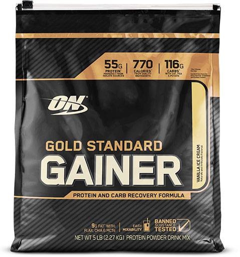 Gold Standard Gainer - Vanilla Ice Cream - 5lb 