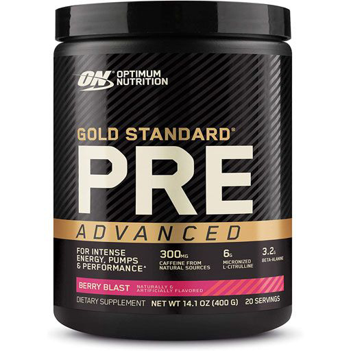 Gold Standard Pre Advanced - Berry Blast - 20 Servings