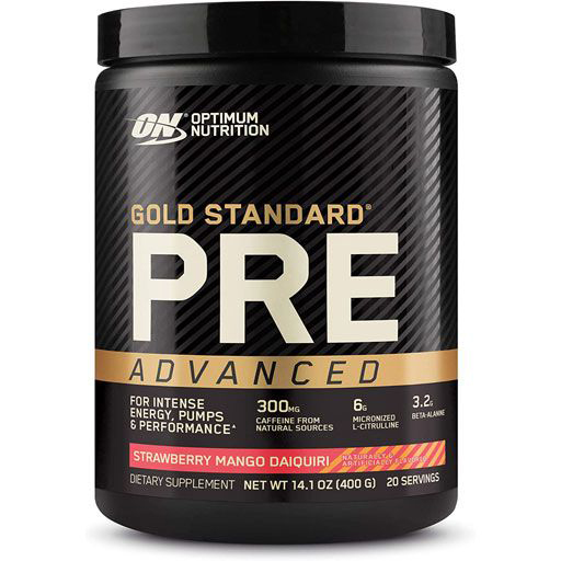 Gold Standard Pre Advanced - Strawberry Mango Daiquiri - 20 Servings