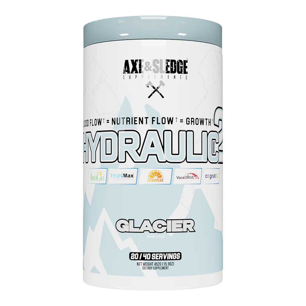 Hydraulic V2 Non-Stim Pre Workout - Glacier - 40/20 Servings