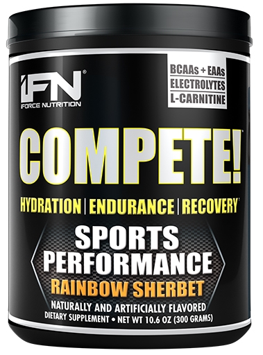 Compete By iForce Nutrition, Rainbow Sherbet, 50 Servings