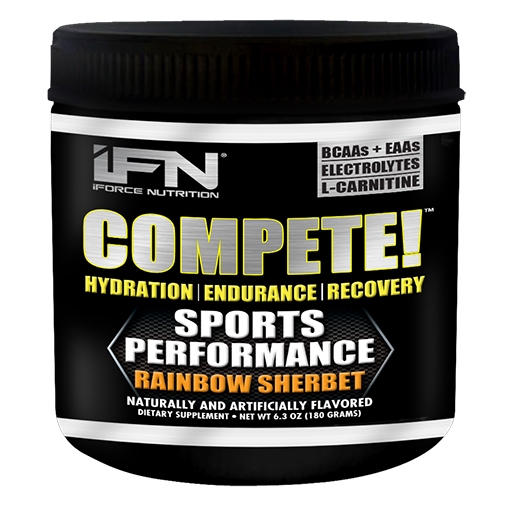 Compete By iForce Nutrition, Rainbow Sherbet, 30 Servings