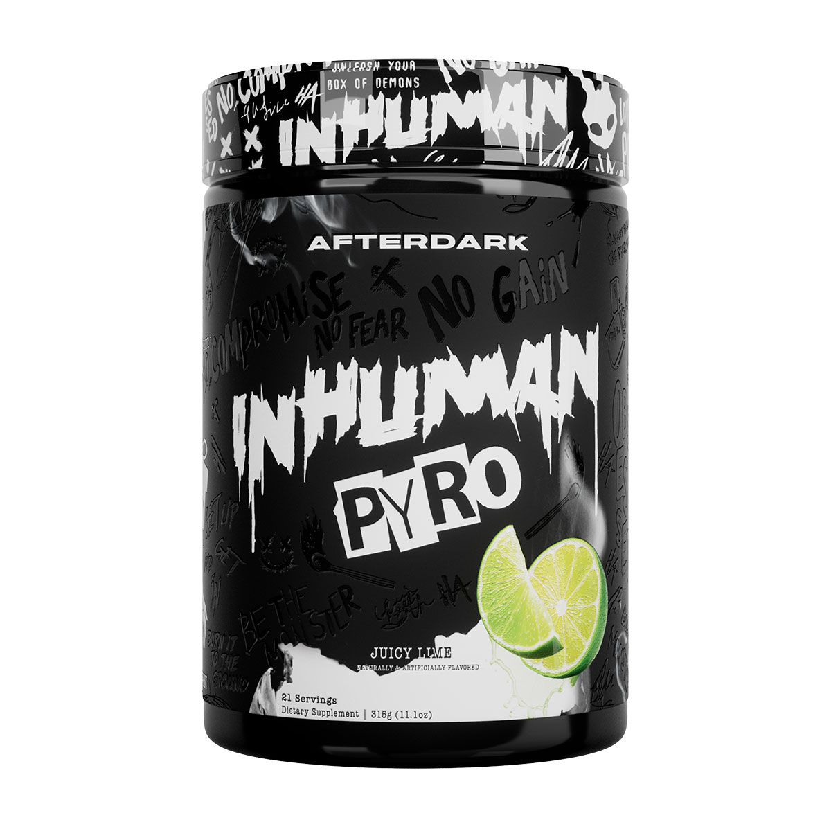 Inhuman PYRO Juicy Lime 21 Servings