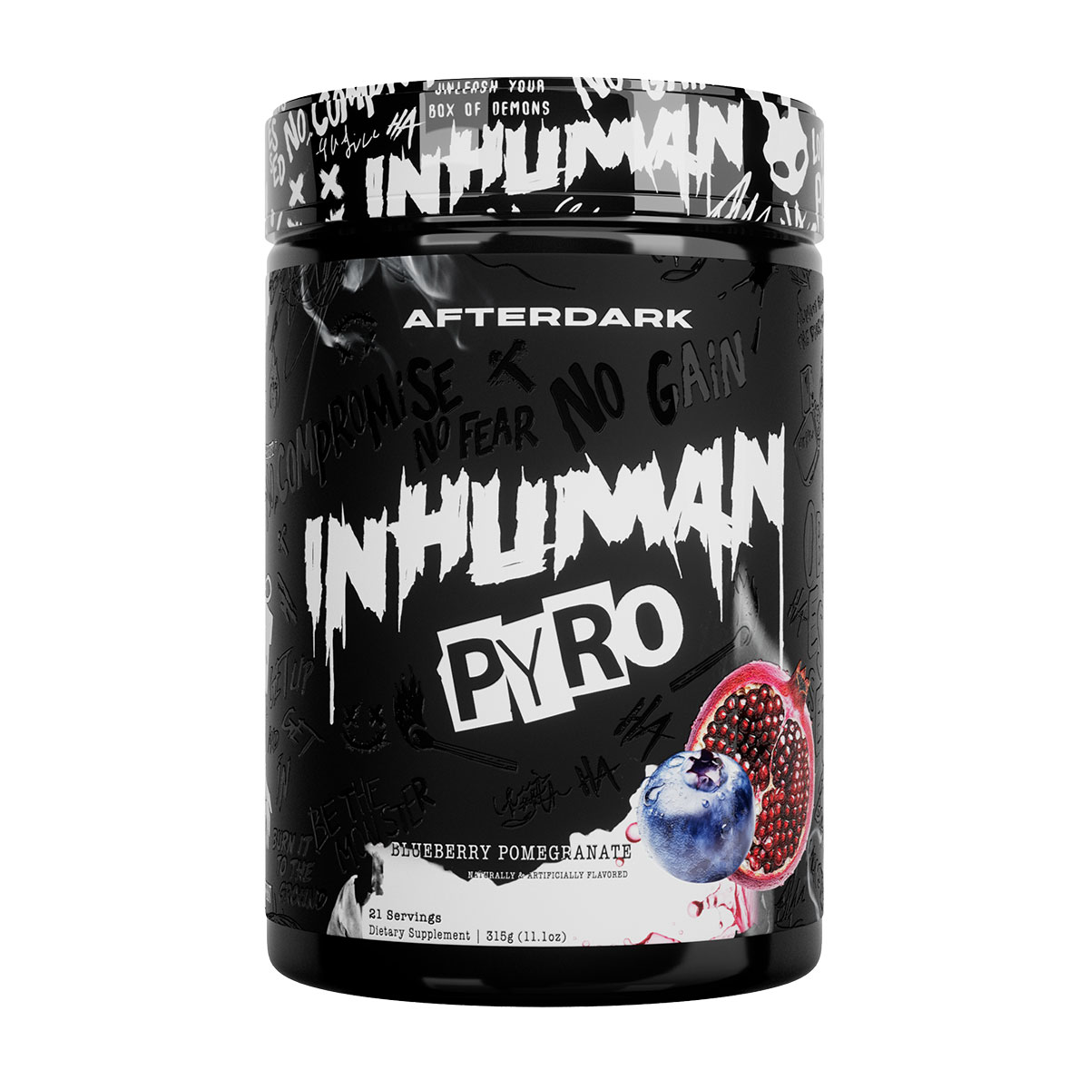 Inhuman PYRO Blue Pomegranate 21 Servings