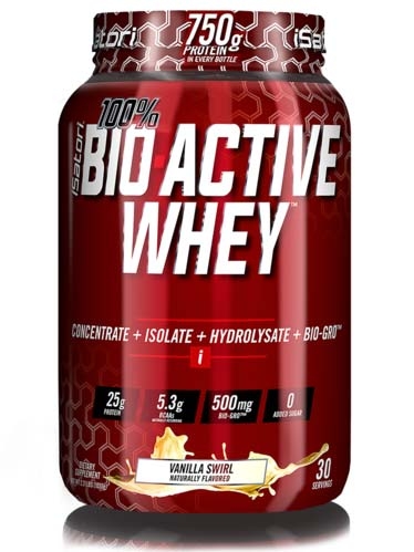 Bioactive Whey Protein By Isatori, Vanilla Swirl, 30 Servings