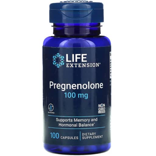 Life Extension Pregnenolone - 100 mg - 100 Capsules