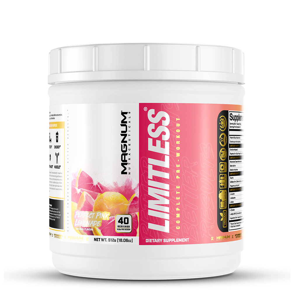 Limitless Pre Workout - Perfect Pink Lemonade - 40 Servings