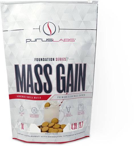 Purus Labs Mass Gain, Homemade Vanilla Wafer, 9.7lb