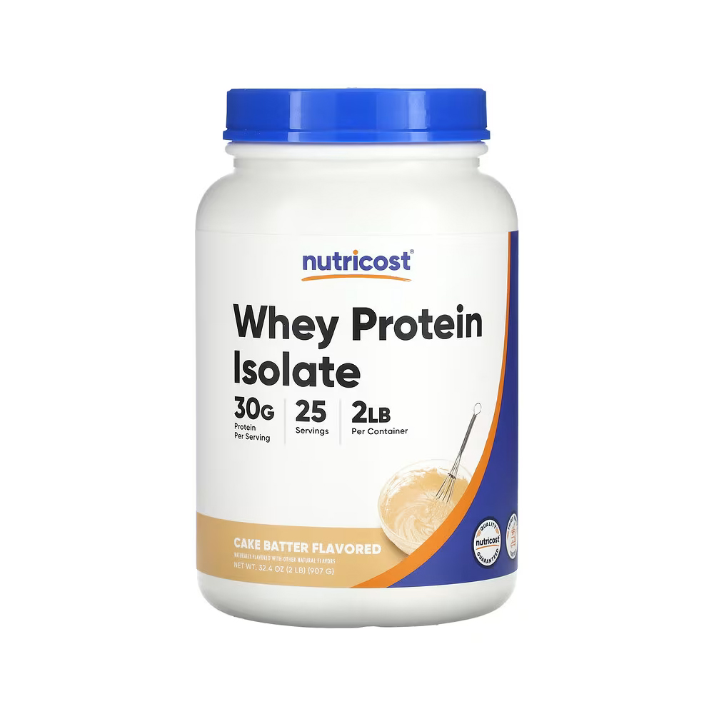 Nutricost Whey Protein Isolate - Cake Batter - 2lb