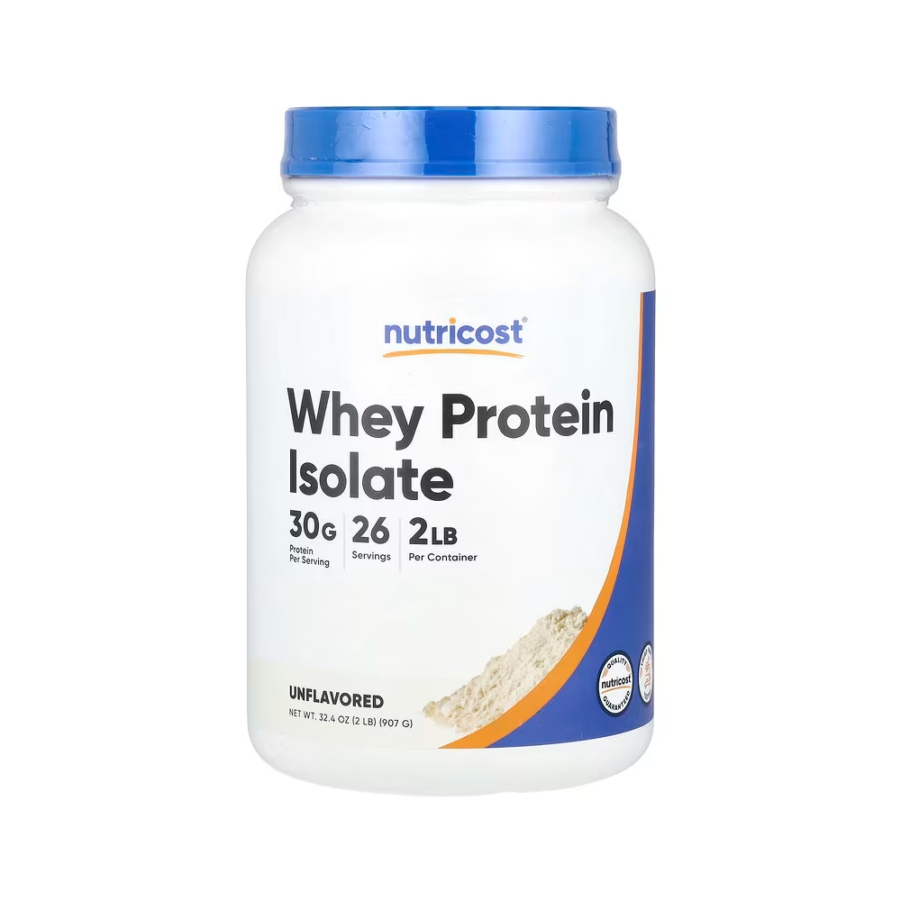 Nutricost Whey Protein Isolate - Unflavored - 2lb