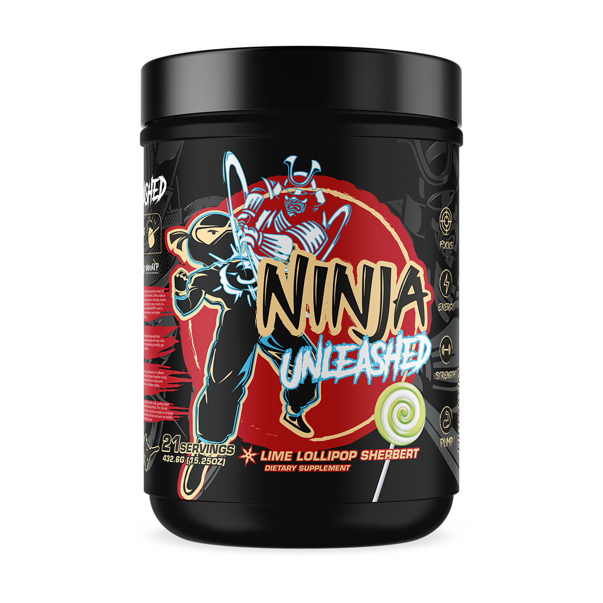 Ninja Unleashed Lime Lollipop 21 Servings