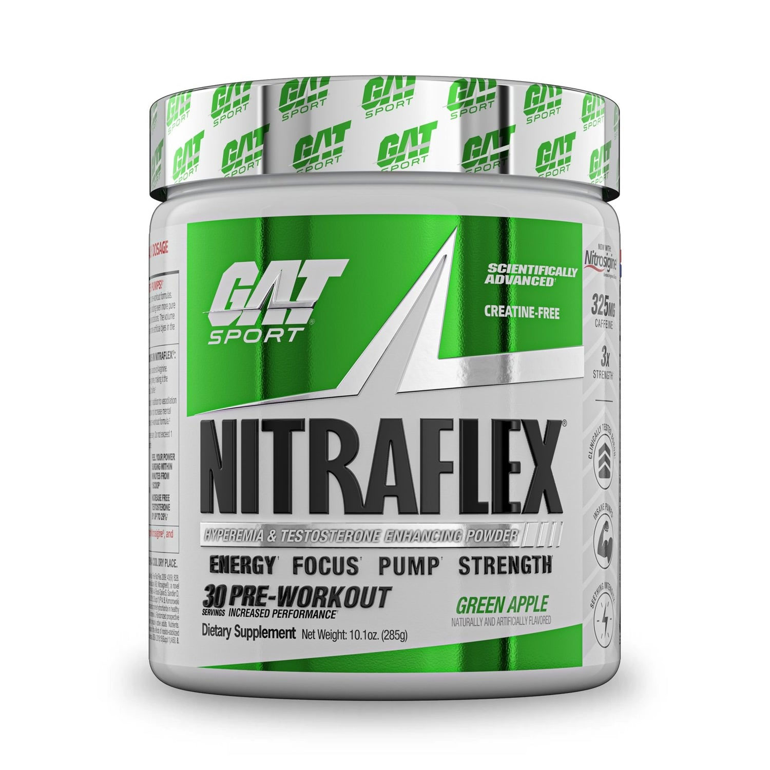 GAT Nitraflex w/ Nitrosigine - Green Apple - 30 Servings